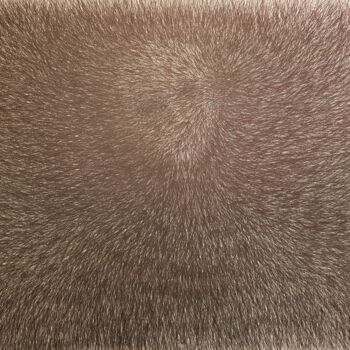제목이 "Untitled PEN03"인 그림 Atom Hovhanesyan로, 원작, 볼펜 플렉시글라스에 장착됨