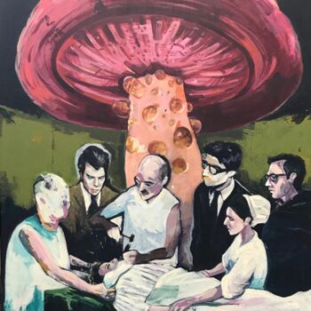 Peinture intitulée "Clinical Nightmare" par Vahid Danaiefar, Œuvre d'art originale, Acrylique
