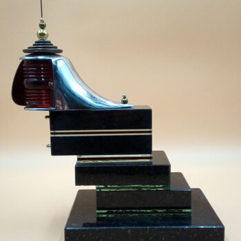 Sculpture titled "jump ship, modern b…" by Branimir Misic, Original Artwork, Stone