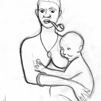 Femme et enfant-A-0063