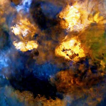 "Firey Night" başlıklı Tablo Alexandra Roberts tarafından, Orijinal sanat, Akrilik