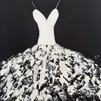 Peinture intitulée "Mariee" par Françoise Colobert, Œuvre d'art originale, Acrylique Monté sur Châssis en bois