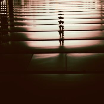 Fotografia zatytułowany „Jade” autorstwa Mélanie Stéphanie Massé Artiste, Oryginalna praca, Malowanie światłem