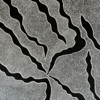 Painting titled "Échos de la Terre A…" by Jomara Hamzo, Original Artwork, Acrylic Mounted on Wood Stretcher frame