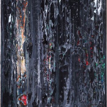 Malerei mit dem Titel "No. 1457_Untitled" von Guido Lötscher, Original-Kunstwerk, Öl Auf Keilrahmen aus Holz montiert