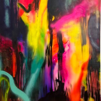Pittura intitolato "Ghostbusters" da Miriam Smidt, Opera d'arte originale, Inchiostro