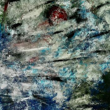 Malerei mit dem Titel "Heute bin ich dankb…" von Elisabeth Pein, Original-Kunstwerk, Acryl Auf Keilrahmen aus Holz montiert