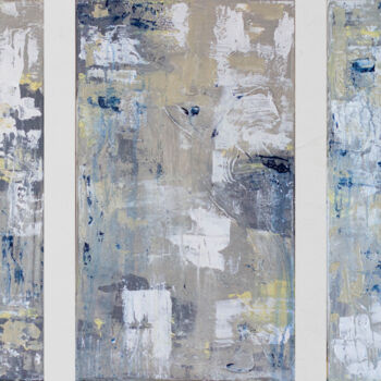 Painting titled "One day" by Mila Oz, Original Artwork, Acrylic Mounted on Wood Stretcher frame