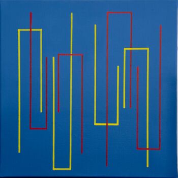 Malerei mit dem Titel "Intrications II" von Jean-Marc Gardeux, Original-Kunstwerk, Acryl