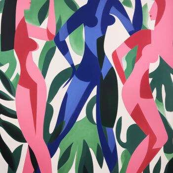 Digital Arts titled "Les Demoiselles" by Frank Daske, Original Artwork, Digital Painting