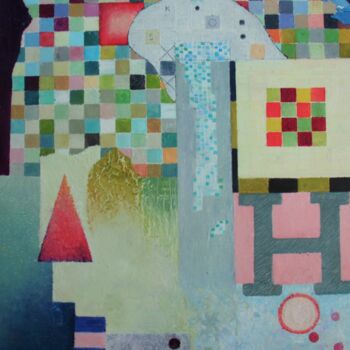 Peinture intitulée "H" par Reiner Makarowski, Œuvre d'art originale, Huile