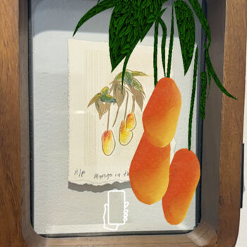 Grafika cyfrowa / sztuka generowana cyfrowo zatytułowany „Mango in the 4th” autorstwa Doreen Holley, Oryginalna praca, model…