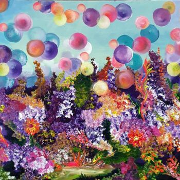 Painting titled "Mindfulness" by Barbara Fuhrmann, Original Artwork, Acrylic