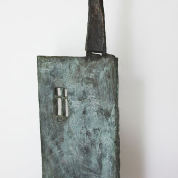 Sculpture intitulée "Step by step I (Sch…" par Jan Witte-Kropius, Œuvre d'art originale, Bronze