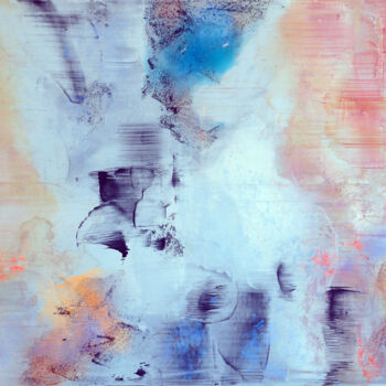 Peinture intitulée "Abstract, metallic,…" par Konstantin Grabowski, Œuvre d'art originale, Pigments Monté sur Châssis en bois