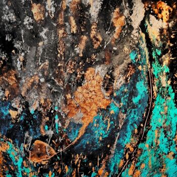 Painting titled "Contemporary - Cori…" by Queennoble, Original Artwork, Acrylic