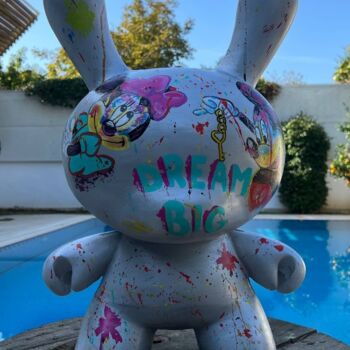 Γλυπτική με τίτλο "Mickey's Pop Art Sy…" από Dervis Yusuf Akdemir, Αυθεντικά έργα τέχνης, Ρητίνη