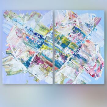 Pittura intitolato "Mind. Abstraction.…" da Alona Vatkina, Opera d'arte originale, Acrilico