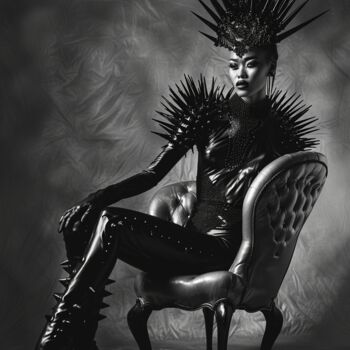 Digital Arts με τίτλο "The Dark Empress" από Breaj, Αυθεντικά έργα τέχνης, Εικόνα που δημιουργήθηκε με AI