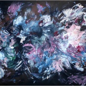Peinture intitulée "Dreaming" par Floria Rey, Œuvre d'art originale, Acrylique