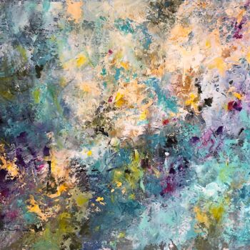 Peinture intitulée "Sun through the wis…" par Dam Domido, Œuvre d'art originale, Acrylique