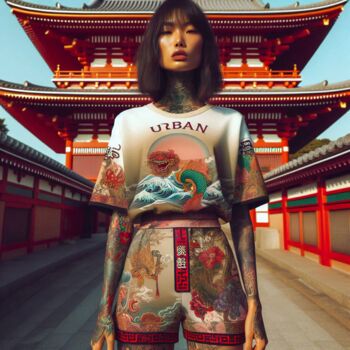 数字艺术 标题为“Wearing cotton clot…” 由Александр Погодин, 原创艺术品, AI生成的图像