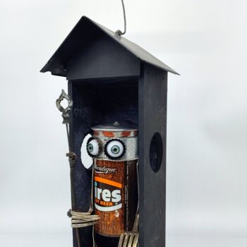 Sculpture titled "pop art wall sculpt…" by Branimir Misic, Original Artwork, Metals