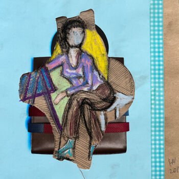 Collages titled "1r[c / Back to the…" by Leni Smoragdova, Original Artwork, Collages