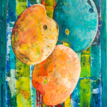 绘画 标题为“"Palette"” 由Paweł Jagła, 原创艺术品, 丙烯