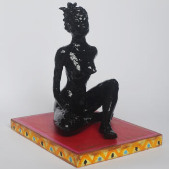 Rzeźba zatytułowany „Black nude 2” autorstwa Margarita Felis, Oryginalna praca, Glina