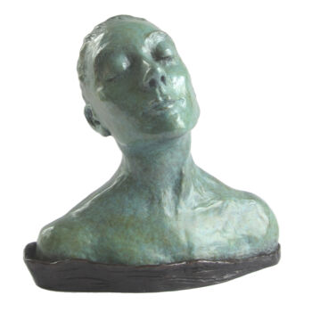 Sculpture titled "A Wise Woman Once S…" by Joyce Fournier, Original Artwork, Bronze