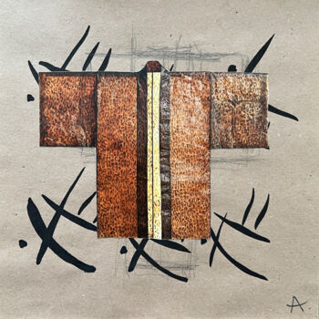 제목이 "3yt" / Back to the…"인 콜라주 Leni Smoragdova로, 원작, 콜라주