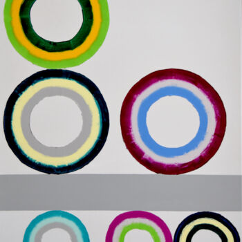 Peinture intitulée "Colors #9" par Astrid Stoeppel, Œuvre d'art originale, Acrylique Monté sur Châssis en bois