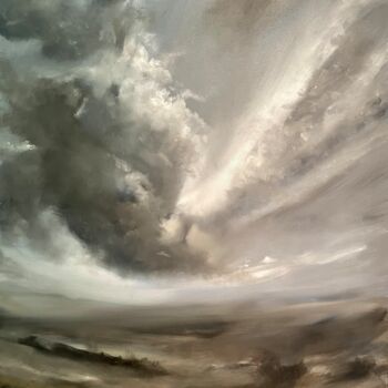 Painting titled "Lucid Dream VI" by Roger Quesnel, Original Artwork, Acrylic Mounted on Wood Stretcher frame