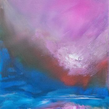 Malerei mit dem Titel "Pastel Shades" von Sophia Kühn, Original-Kunstwerk, Acryl