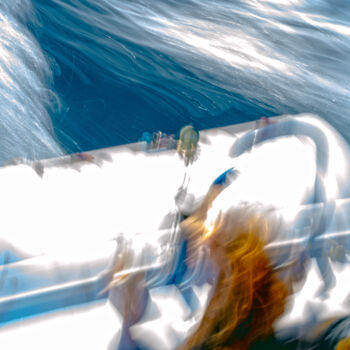 Photography titled "BLUE Bord de Mer -…" by Michel Akrich, Original Artwork, Digital Photography