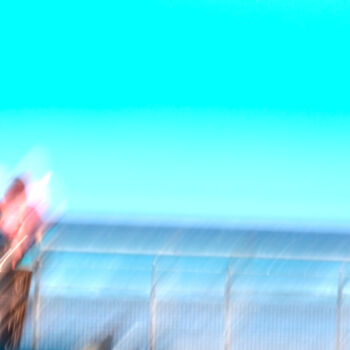 Fotografie mit dem Titel "BLUE Bord de Mer -…" von Michel Akrich, Original-Kunstwerk, Digitale Fotografie