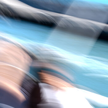 Fotografie mit dem Titel "BLUE Bord de Mer -…" von Michel Akrich, Original-Kunstwerk, Digitale Fotografie