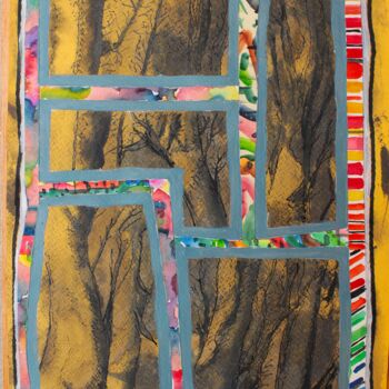 Peinture intitulée "M  08-24-2" par Philip Moreau, Œuvre d'art originale, Aquarelle