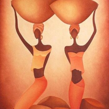 제목이 "AFRICANA"인 미술작품 Anita Burnaz로, 원작