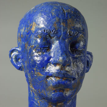 雕塑 标题为“bust_06” 由Nadiia Otriazha And Fedir Bushmanov, 原创艺术品, 陶瓷