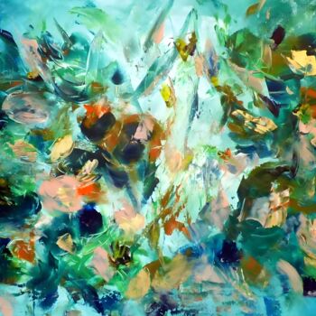 Peinture intitulée "Loving Monet" par Floria Rey, Œuvre d'art originale, Acrylique