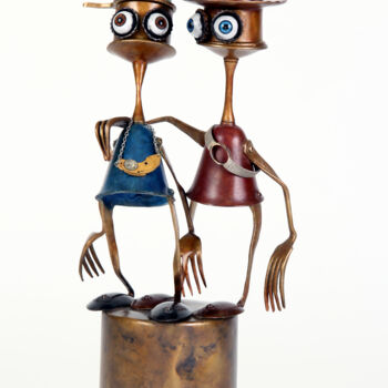 제목이 "you and me* a bronz…"인 조형물 Branimir Misic로, 원작, 청동