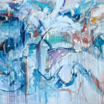 Malerei mit dem Titel "SeaLover II" von Floria Rey, Original-Kunstwerk, Acryl