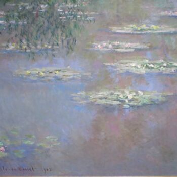 "Nymphéas 1" başlıklı Tablo Claude Monet tarafından, Orijinal sanat, Petrol