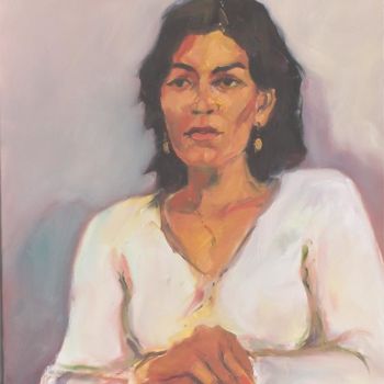 Peinture intitulée "Nafeeza" par Karine Lemoine, Œuvre d'art originale