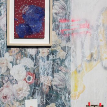Schilderij getiteld "PP 1er suggestion" door Eric Ullrich, Origineel Kunstwerk, Acryl Gemonteerd op Frame voor houten branca…