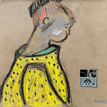 Collages titled "3r43 / Back to the…" by Leni Smoragdova, Original Artwork, Pastel