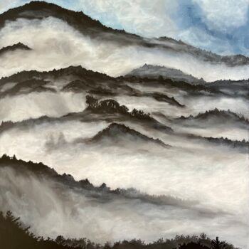 Painting titled "Ranki" by David Vall, Original Artwork, Acrylic Mounted on Wood Stretcher frame