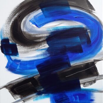 Painting titled "ALLEGRO" by Michele Madeleine Guillot, Original Artwork, Acrylic Mounted on Wood Stretcher frame